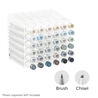 Ohuhu Honolulu 36 Gray Tone Colors Dual Tips Alcohol Art Markers (New Version)