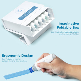 Ohuhu Molokai Four Tones Extra-wide Tip Alcohol Art Markers