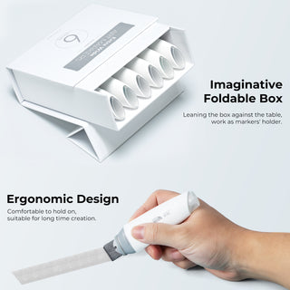 Ohuhu Molokai Four Tones Extra-wide Tip Alcohol Art Markers