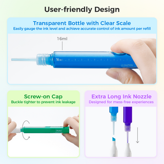 Ohuhu Marker Ink YR04 / E494 / R18 Refill for Alcohol marker