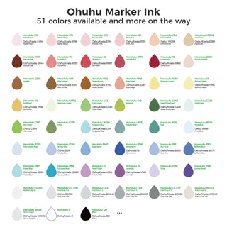 Ohuhu Marker Ink Y111 / Y696 / Y2 Refill for Alcohol marker