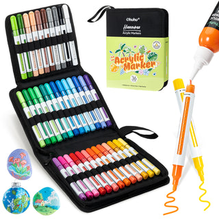 Ohuhu Acrylic Paint Markers Refillable 36 Colors – Hanauma