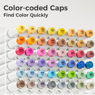 Ohuhu Honolulu 48 Mid-tone Colors Dual Tips Alcohol Art Markers (UK Only)