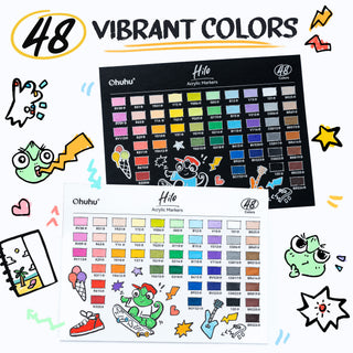 Ohuhu Hilo Series Direct-ink Acrylic Paint Markers