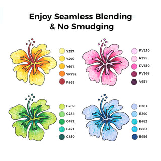 Ohuhu Oahu 40 Colors Dual Tips Alcohol Art Markers, Fine & Chisel