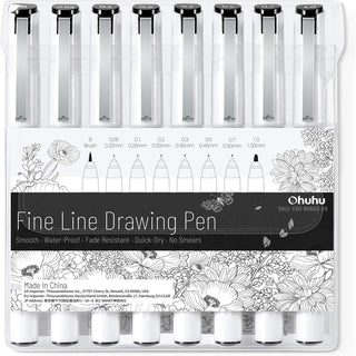 Ohuhu Drawing Pens – Fineliners, Technical Writing Pens & Stylish Implements for Creative Inking