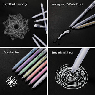Ohuhu Premium Gel Pen Set, 20 Pack