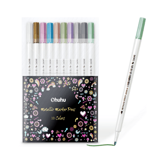 Ohuhu Metallic Marker Pens, Fine Tip