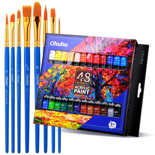 Ohuhu Acrylic Paints Tubes