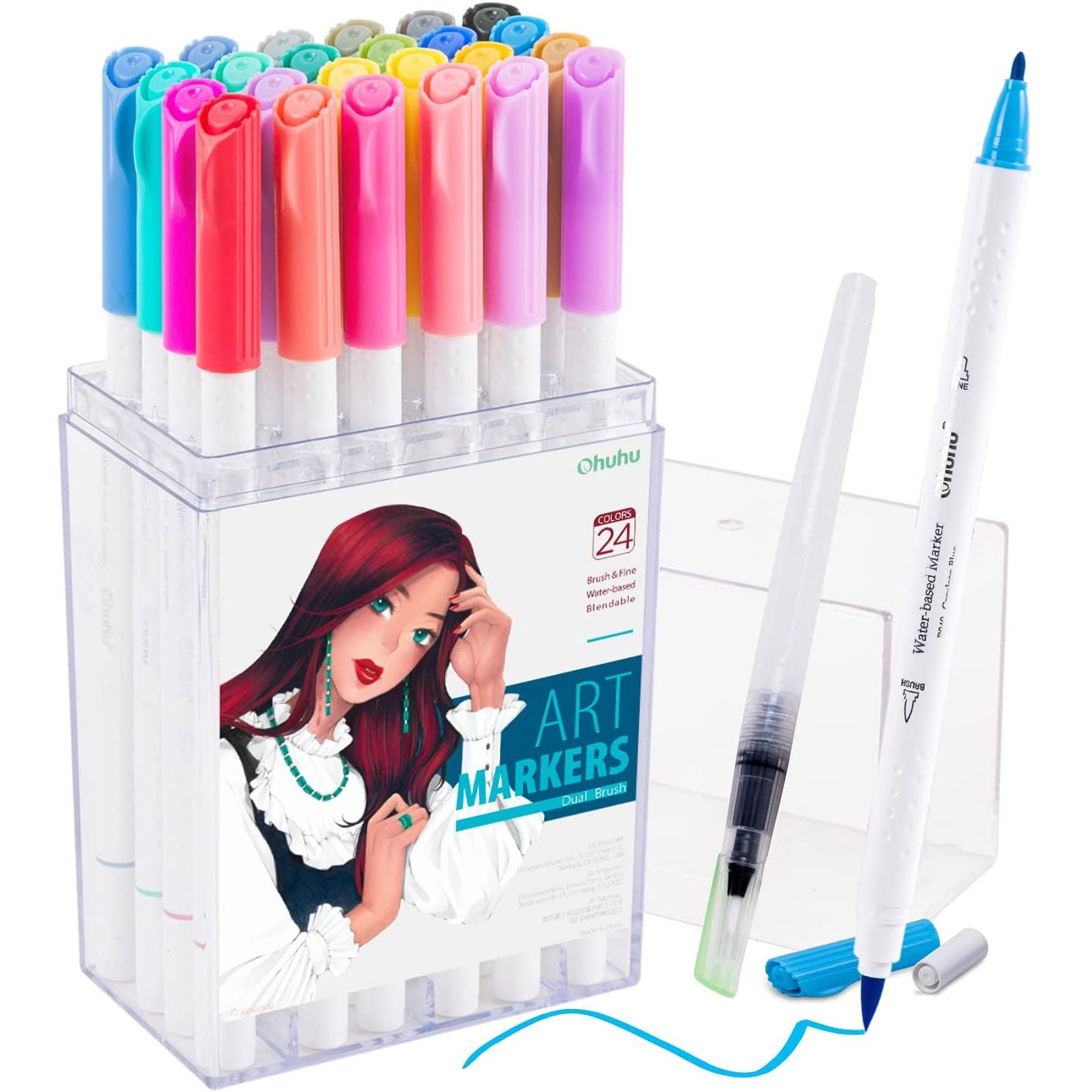 Dual Brush Pen Art Markers Brush & Fine